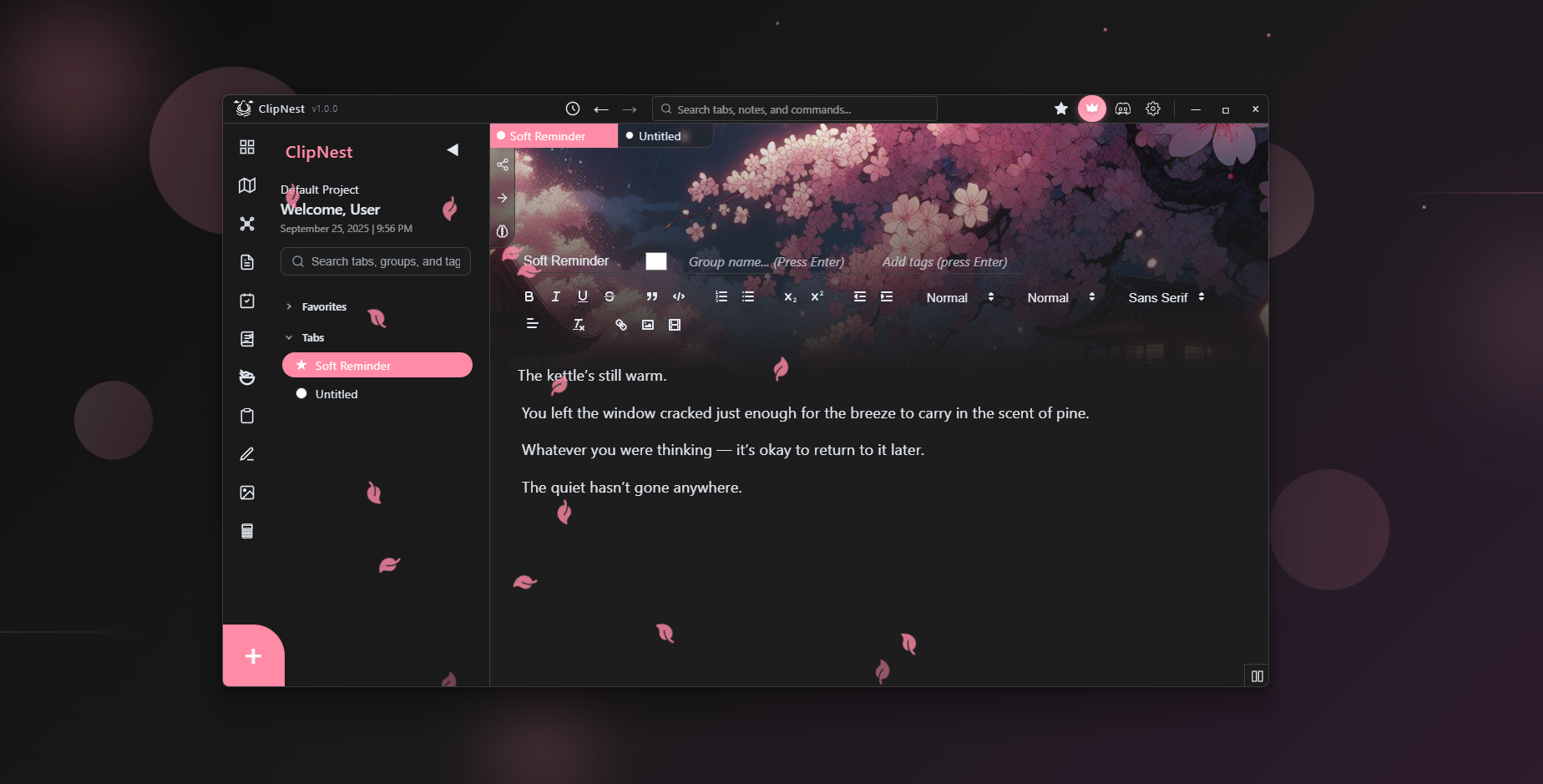 Main Interface