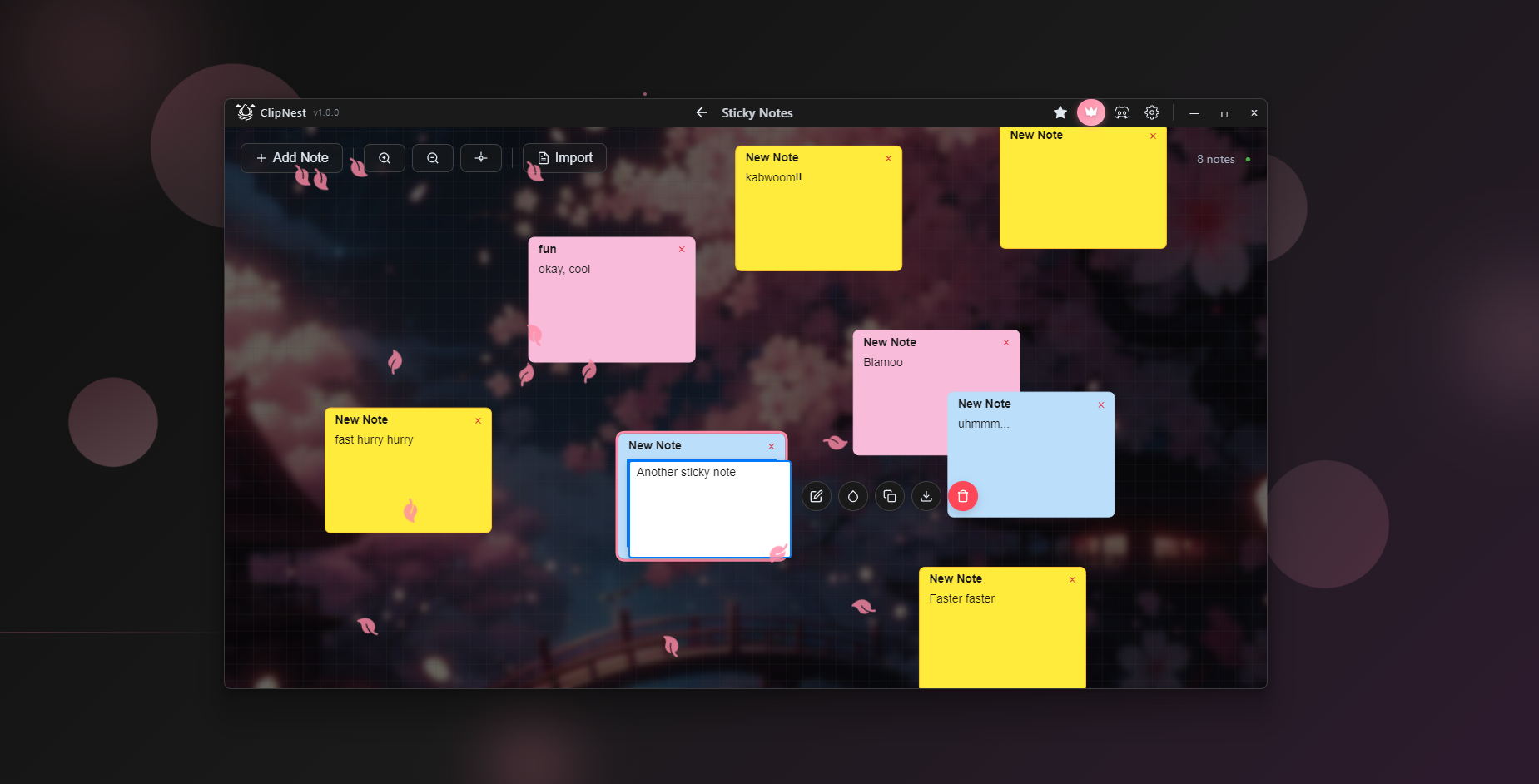 Sticky Notes